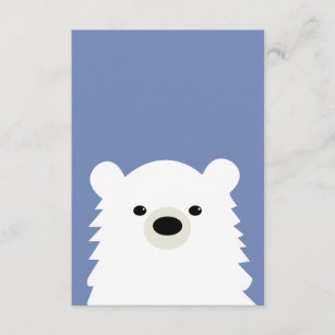 Eisbär-Anmerkungs-Karte Einladung