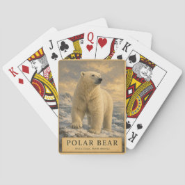 Eisbär Arktische Küste VINTAGE Spielkarten