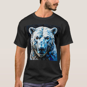 🐻‍❄️ Eisbär Arktischer Glanz ❄️ Minimal Winter T-Shirt