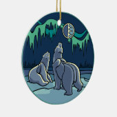 Eisbär Art Ornament Bär Keepake Bären Geschenke (Rechts)