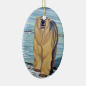 Eisbär Art Ornament Bär Sake & Gips (Rechts)