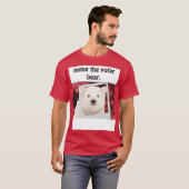 Eisbär auf dem Bild T-Shirt (Vorne ganz)