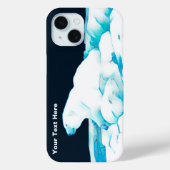 Eisbär auf iPhone Case (Rückseite)