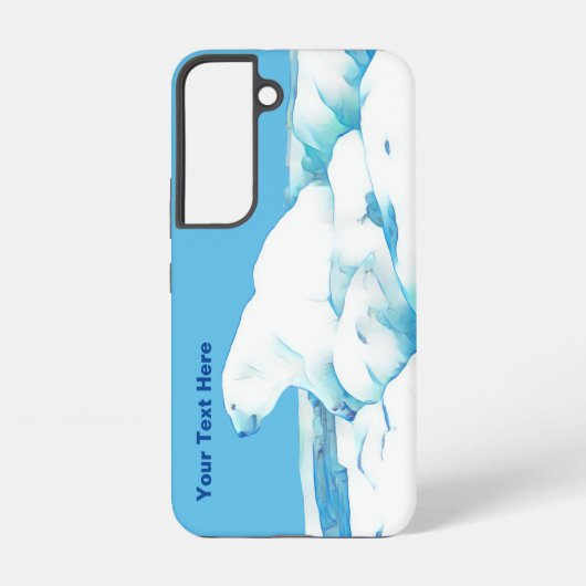 Eisbär auf iPhone Case Samsung Galaxy Hülle (Rückseite)
