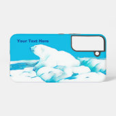 Eisbär auf iPhone Case Samsung Galaxy Hülle (Rückseite (Horizontal))