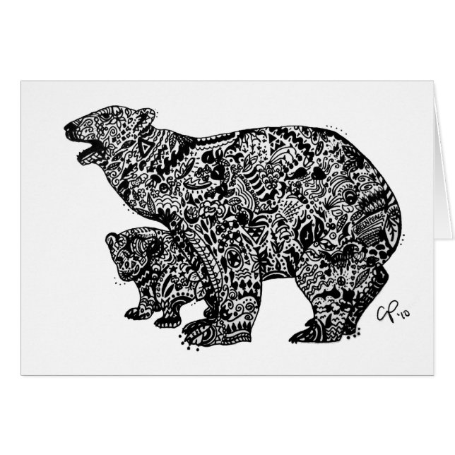 Eisbär ausgedrückt (Vorderseite (Horizontal))