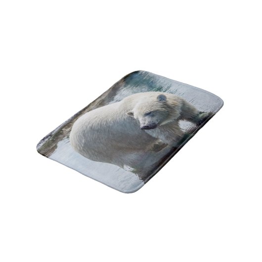 Eisbär-Bad-Matte Badematte (Schrägansicht)