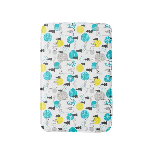 Eisbär Badematte (Vorderseite Vertikal)