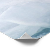 Eisbär beim Gehen, Norwegen Poster (Ecke)
