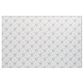Eisbär Blau und weiße Schneeflocken Stoff (Yard (91,4 cm))