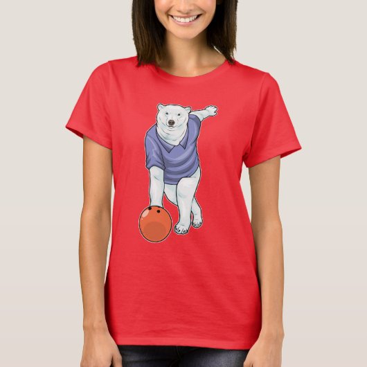 Eisbär Bowling Bowling T-Shirt (Vorderseite)