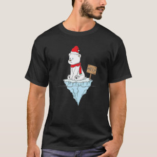 Eisbär braucht Hilfe bei Eisschollen T-Shirt