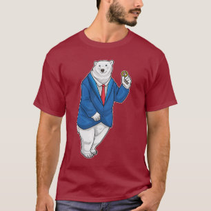 Eisbär Bräutigam Ehering Hochzeit T-Shirt