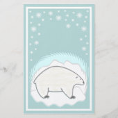 Eisbär-Briefpapier Briefpapier (Vorderseite)