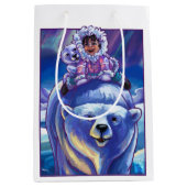 Eisbär-Bus Mittlere Geschenktüte (Vorderseite)