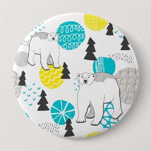 Eisbär Button (Vorderseite)