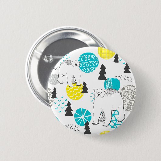 Eisbär Button (Vorne & Hinten)