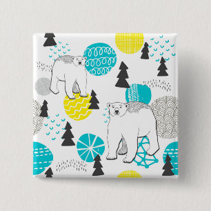Eisbär Button