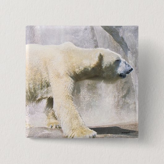 Eisbär Button (Vorderseite)