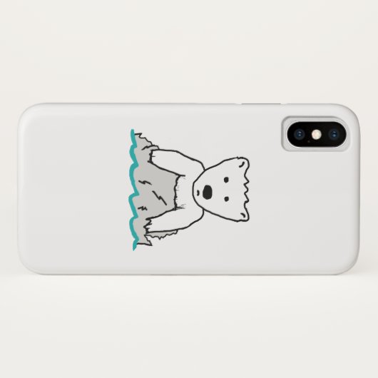 Eisbär Case-Mate iPhone Hülle (Rückseite (Horizontal))