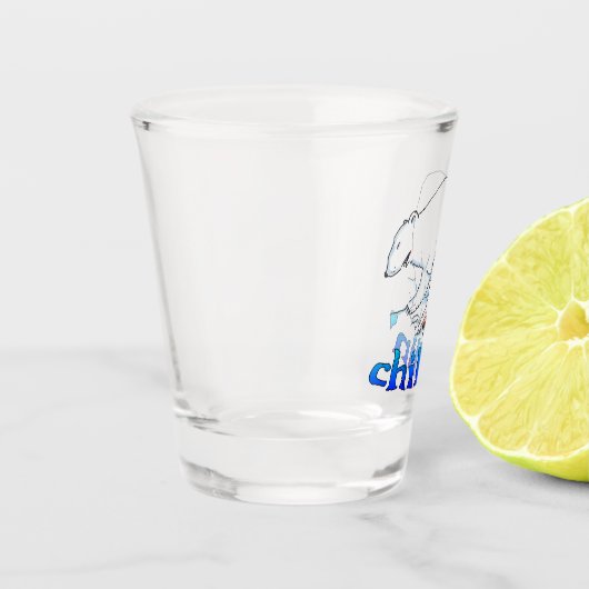 Eisbär Chill Clear Shot Glas (Links)