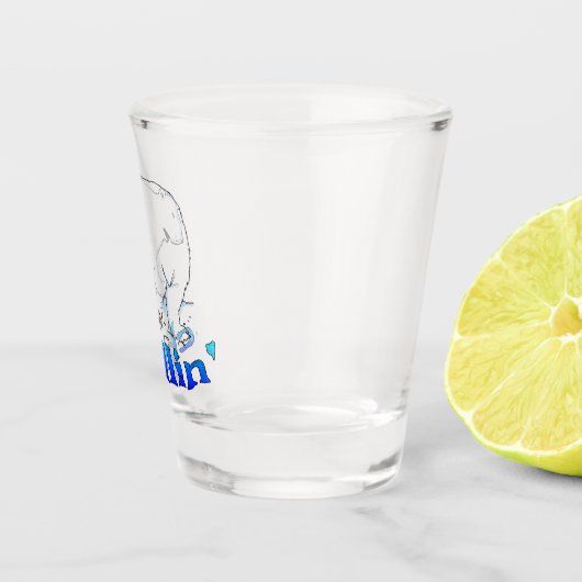 Eisbär Chill Clear Shot Glas (Rechts)