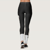 Eisbär-CUB-Malerei - ursprüngliche Tier-Kunst Leggings (Rückseite)