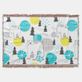 Eisbär Decke (Vorderseite)