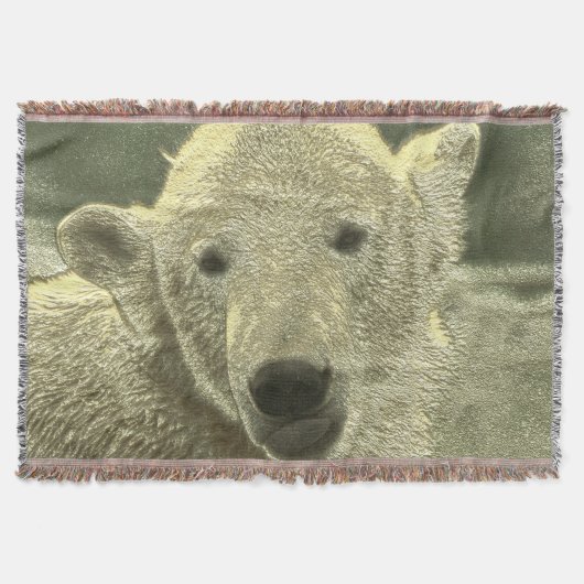 Eisbär Decke (Vorderseite)