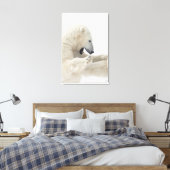 Eisbär, der mit einem anderen Bären kämpft Leinwanddruck (Insitu (Schlafzimmer))