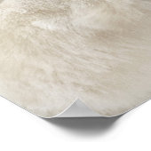 Eisbär, der mit einem anderen Bären kämpft Poster (Ecke)