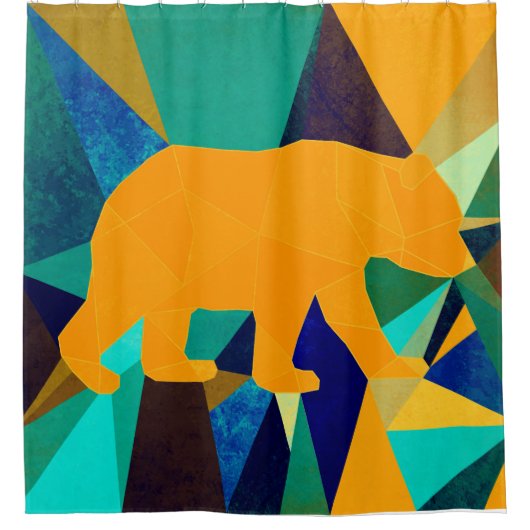 Eisbär Duschvorhang (Vorderseite)