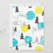 Eisbär Einladung (Vorderseite)