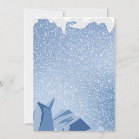 Eisbär - Einladung zum Geburtstag (Rückseite)