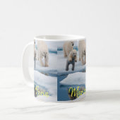 Eisbär Eisberg Tasse (Vorderseite Links)