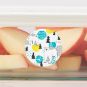 Eisbär Etiketten (Befestigt)