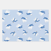 Eisbär-Feiertag Geschenkpapier Set (Vorderseite)