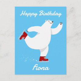 Eisbär Feiertagspostkarte