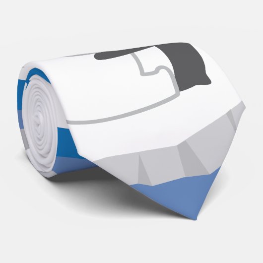 Eisbär-feste Umarmung Krawatte (Gerollt)