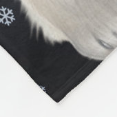 Eisbär Fleecedecke (Ecke)