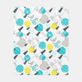 Eisbär Fleecedecke (Vorderseite)