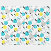 Eisbär Fleecedecke (Vorderseite (Horizontal))