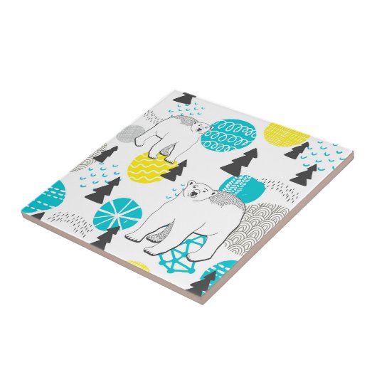 Eisbär Fliese (Seite)