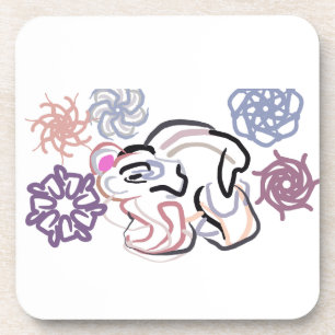 Eisbär Freude Getränkeuntersetzer
