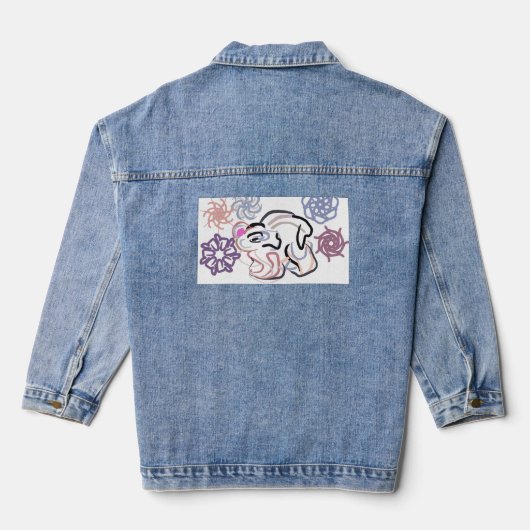 Eisbär Freude Jeansjacke (Rückseite)