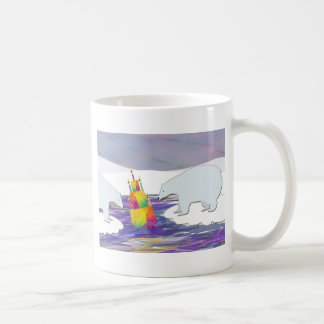 Eisbär-Geburtstags-Kuchen Kaffeetasse