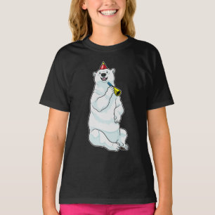Eisbär Geburtstagstrompete T-Shirt