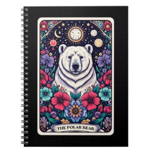 Eisbär-Geist-Tarotkarten-Notizbuch Notizblock