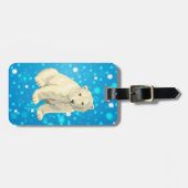 Eisbär Gepäckanhänger (Vorderseite horizontal)