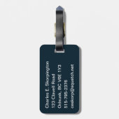 Eisbär Gepäckanhänger (Rückseite vertikal)